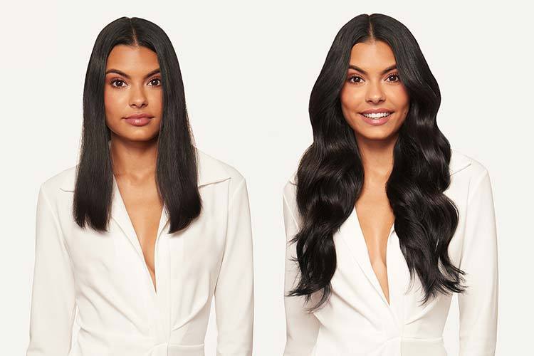 Hair Extensions vs Wigs showing different hairstyle options