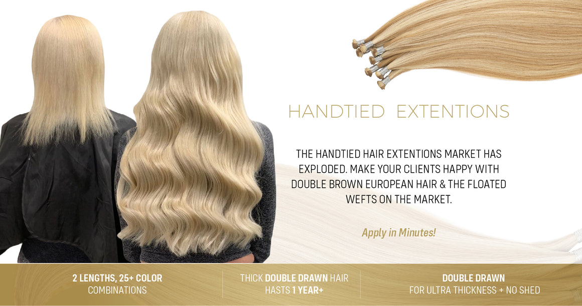Hand Tied Weft Hair Extensions